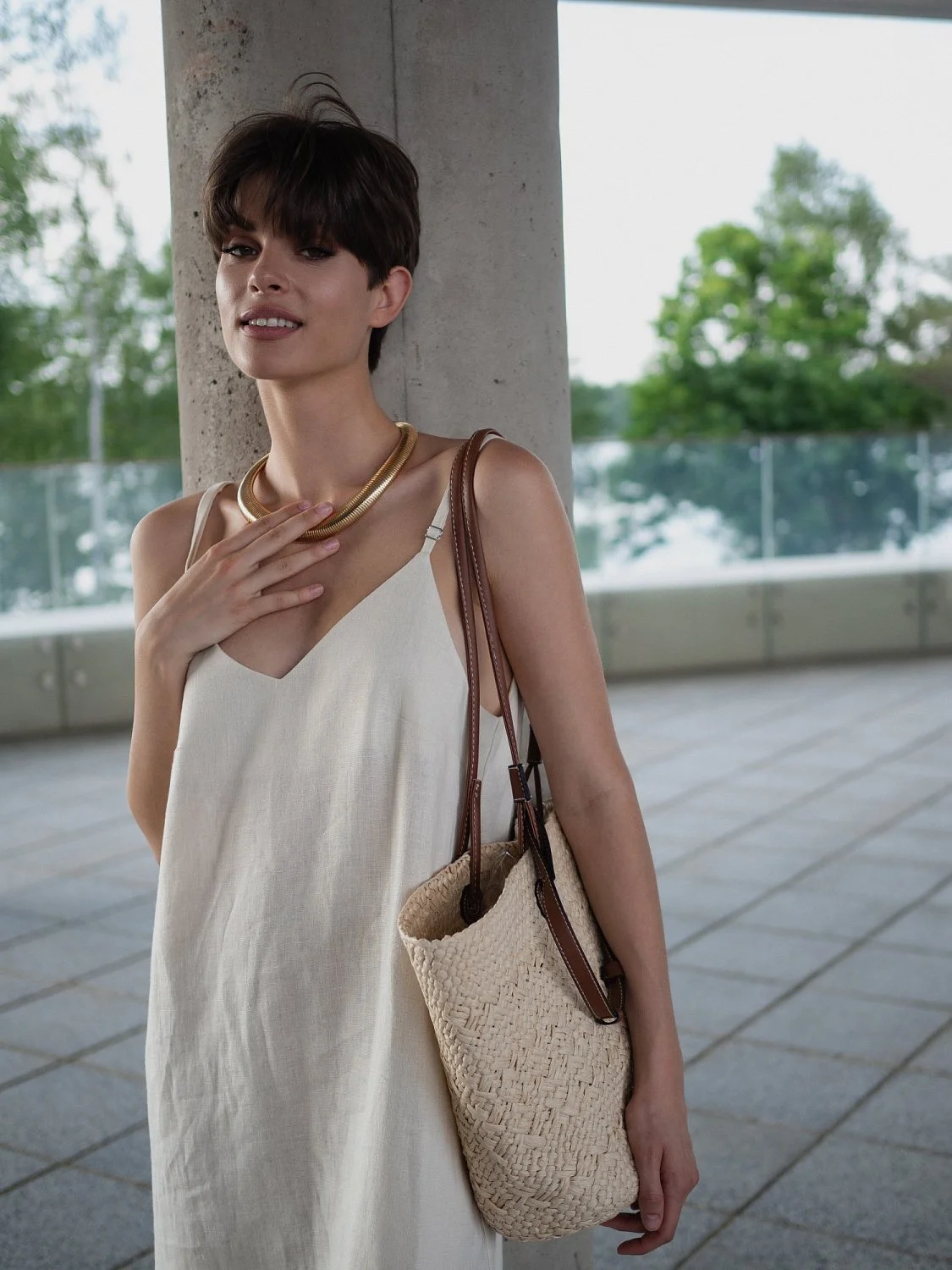 Платье комбинация цвет Сливочное масло