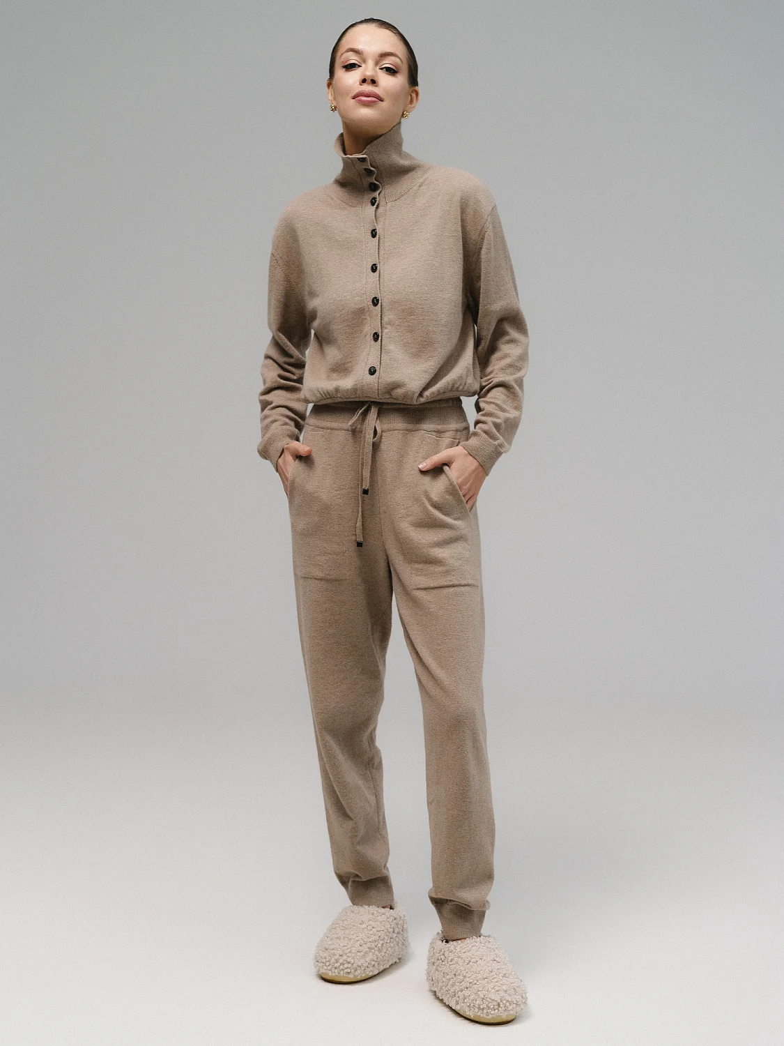 Комбинезон COCON цв. Бежево-коричневый