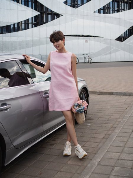 Платье футляр цвет  Rose - в фирменном магазине спортивной одежды Brillante.by