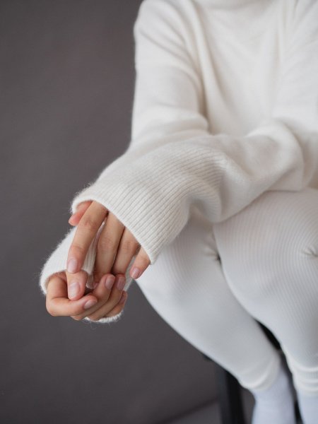 Свитер из ангоровой шерсти цвет Белый - в фирменном магазине спортивной одежды Brillante.by