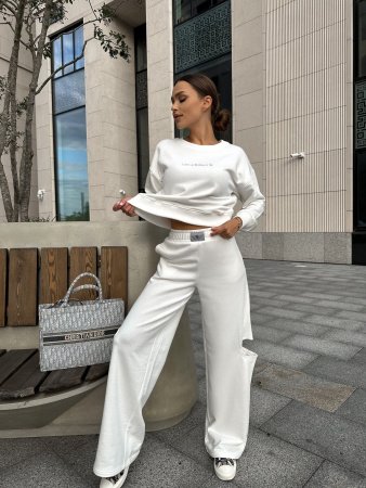 Купить Костюм "I am a BRILLIANT" цвет Молочный в фирменном магазине спортивной одежды Brillante.by