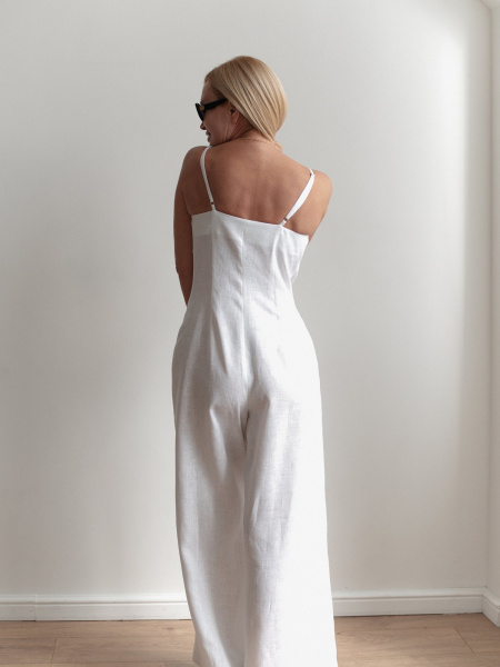 Комбинезон брючный цвет белый - в фирменном магазине спортивной одежды Brillante.by