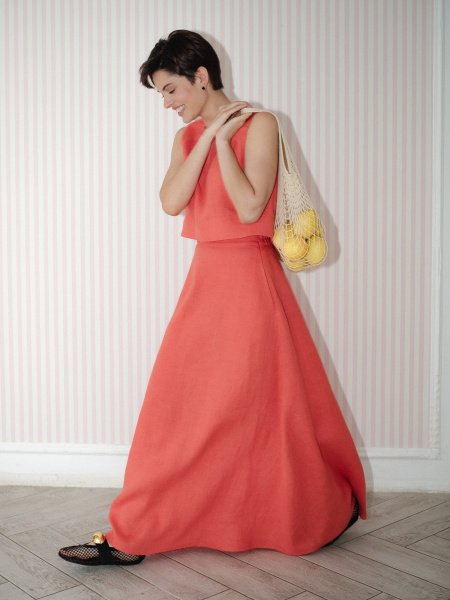 Юбка цвет коралл - в фирменном магазине спортивной одежды Brillante.by